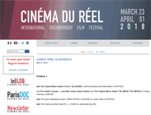 Tablet Screenshot of cinemadureel.org